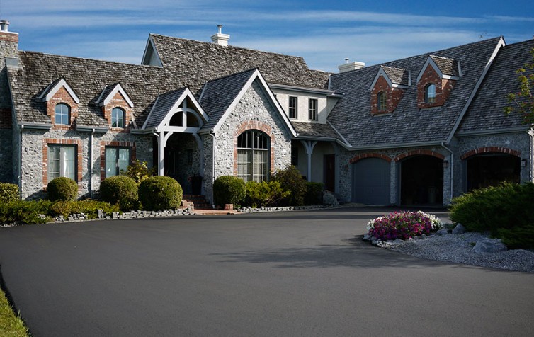 Photo of residential driveway