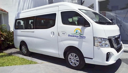 Oceanica Tours 15 Seat Van